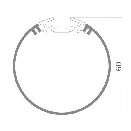 Линейный светодиодный светильник LC 45-ROLL-60 (1,5)